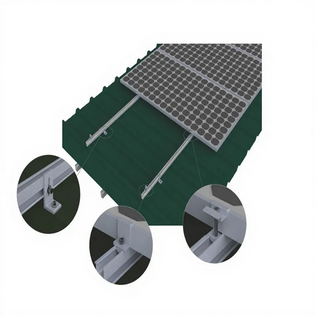 Solar mounting clamp compatibility with PV module frame height, rail channel, bolt and channel nut