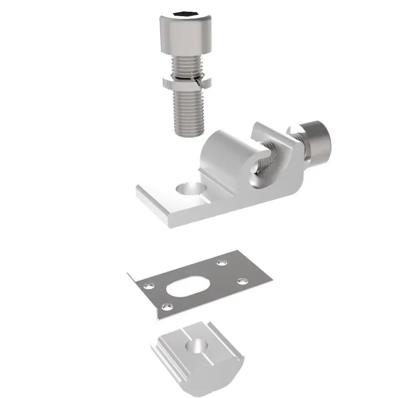 Custom solar grounding lugs, clips and bonding plates during machining, stamping, plating, assembly and packaging