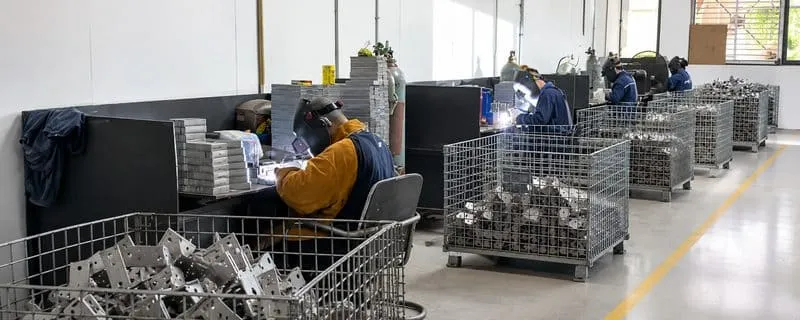 Custom stainless steel solar roof hook cutting, bending, drilling, welding, inspection and packaging