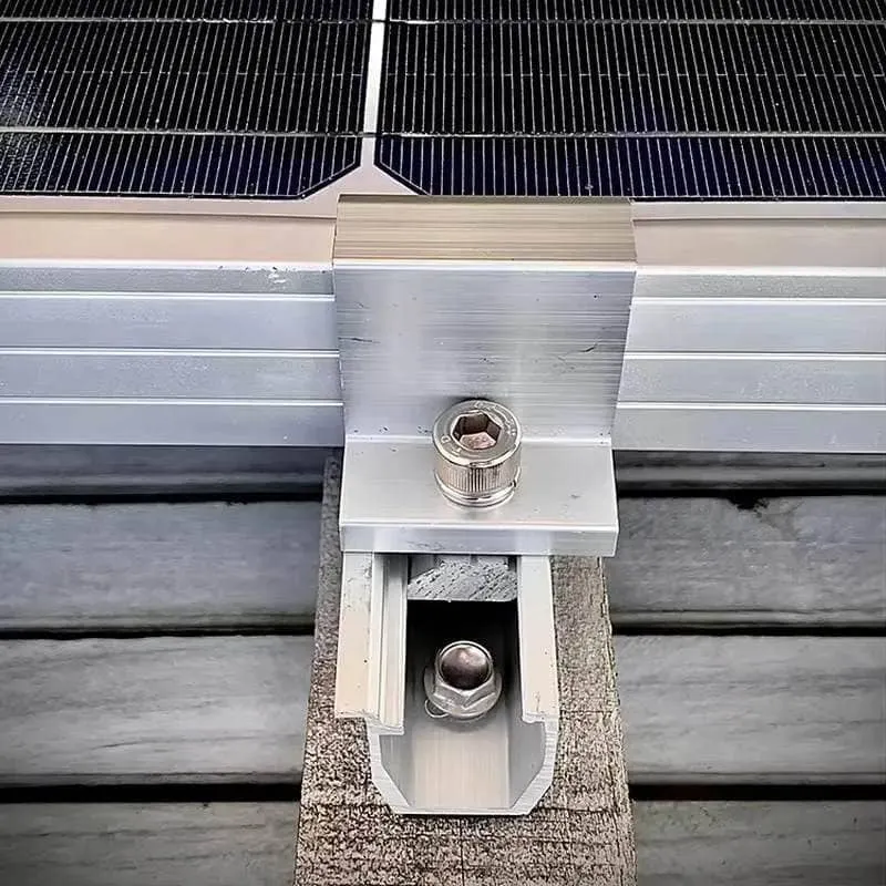 Direct-fix trapezoidal solar mounting bracket with self-drilling screws