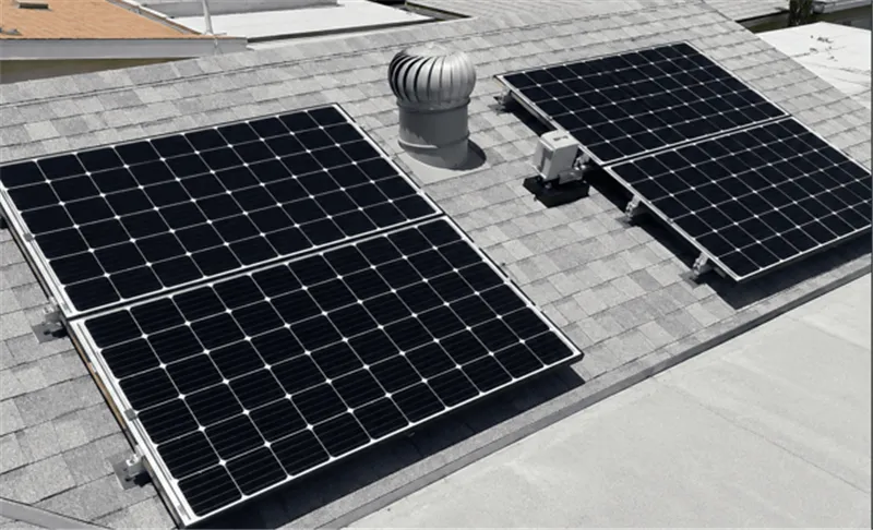 Factory production of shingle roof solar flashing mounts, L feet, rails and module clamps