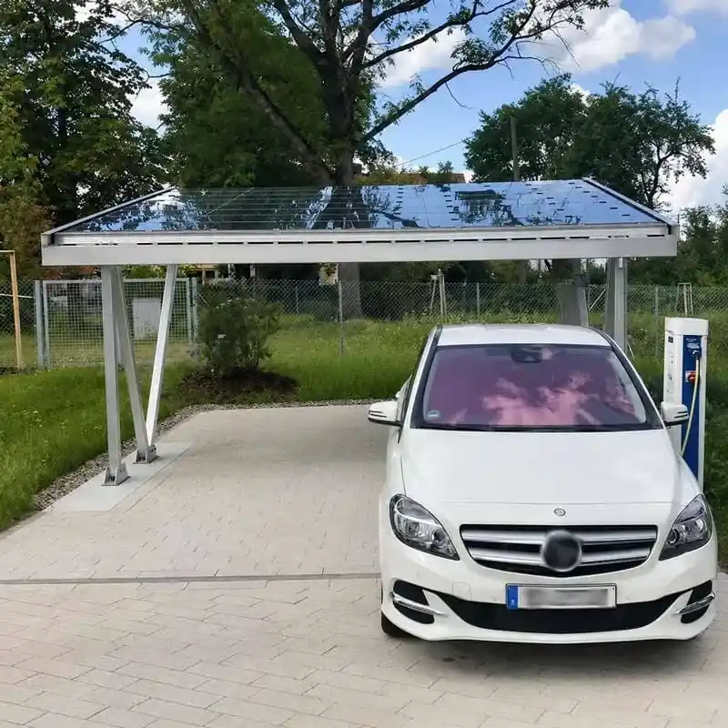 Residential solar carport mounting system for home parking and EV charging