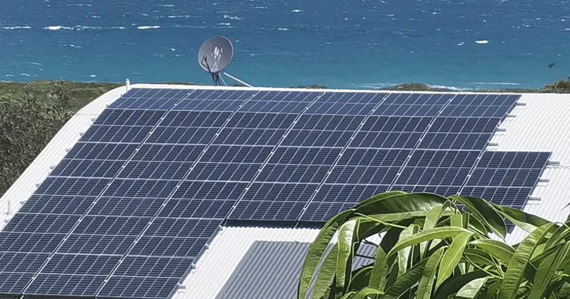 Metal roof solar mounting system with aluminum rails and roof clamps