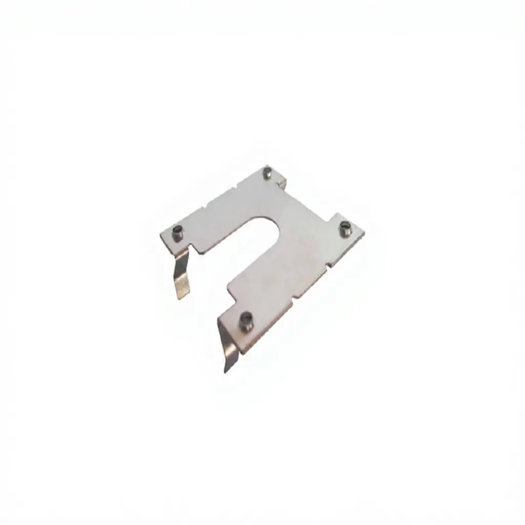 PV module-frame bonding clip with serrated contact points beneath a solar panel clamp