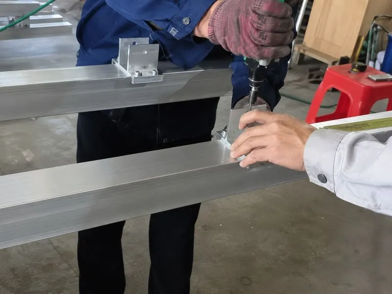 Pre-assembled solar mounting clamps, hanger bolts, brackets and accessory sets for faster installation