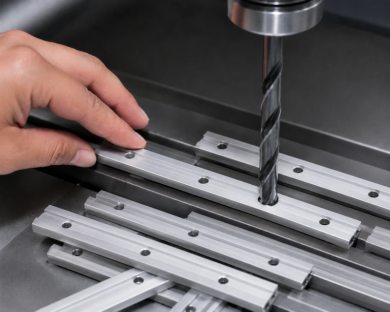 solar rail splice manufacturer extruding cutting and machining aluminum connectors