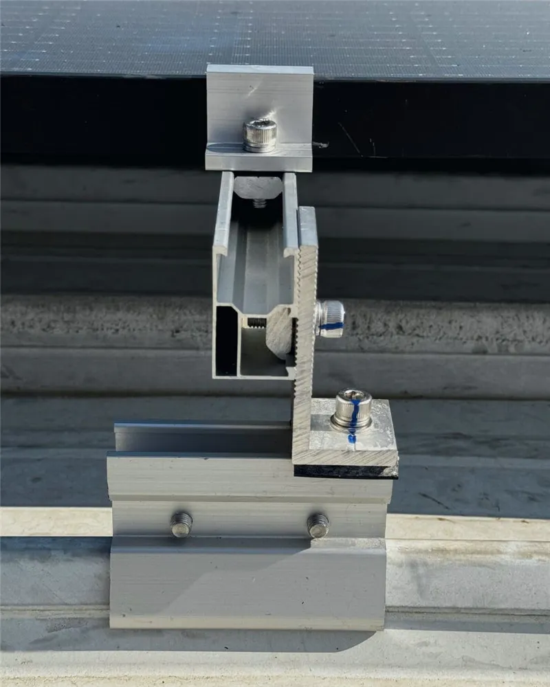 Standing seam metal roof solar mounting clamps