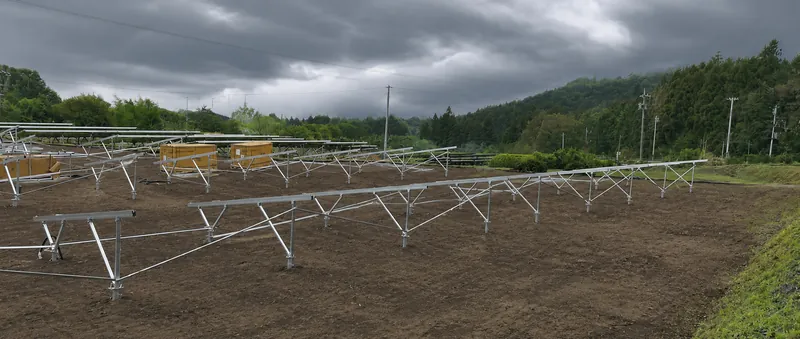 Tokushima fixed-tilt ground mount structure