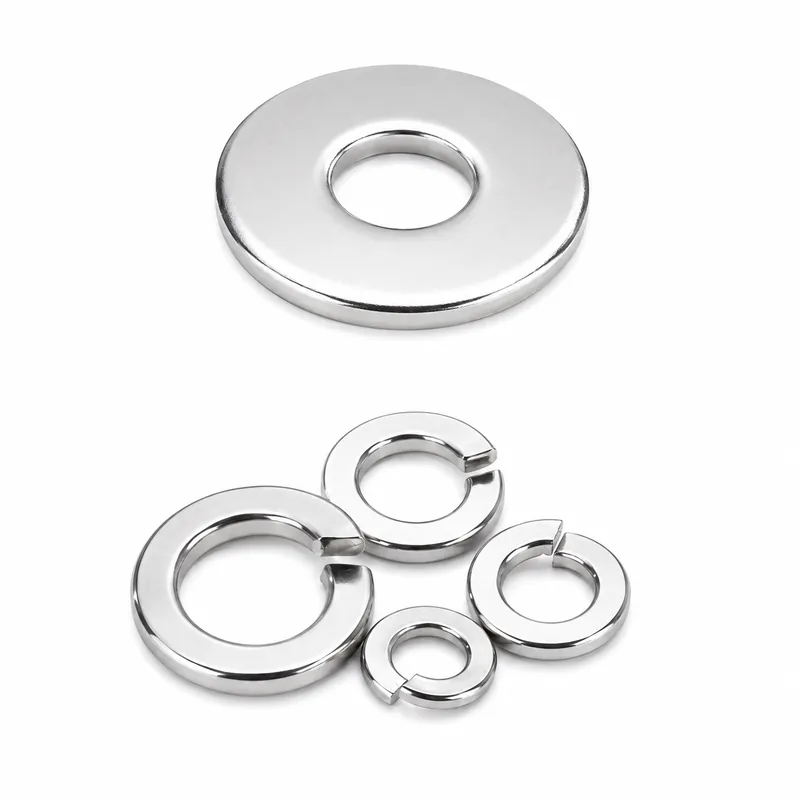 Flat and sealing washer options