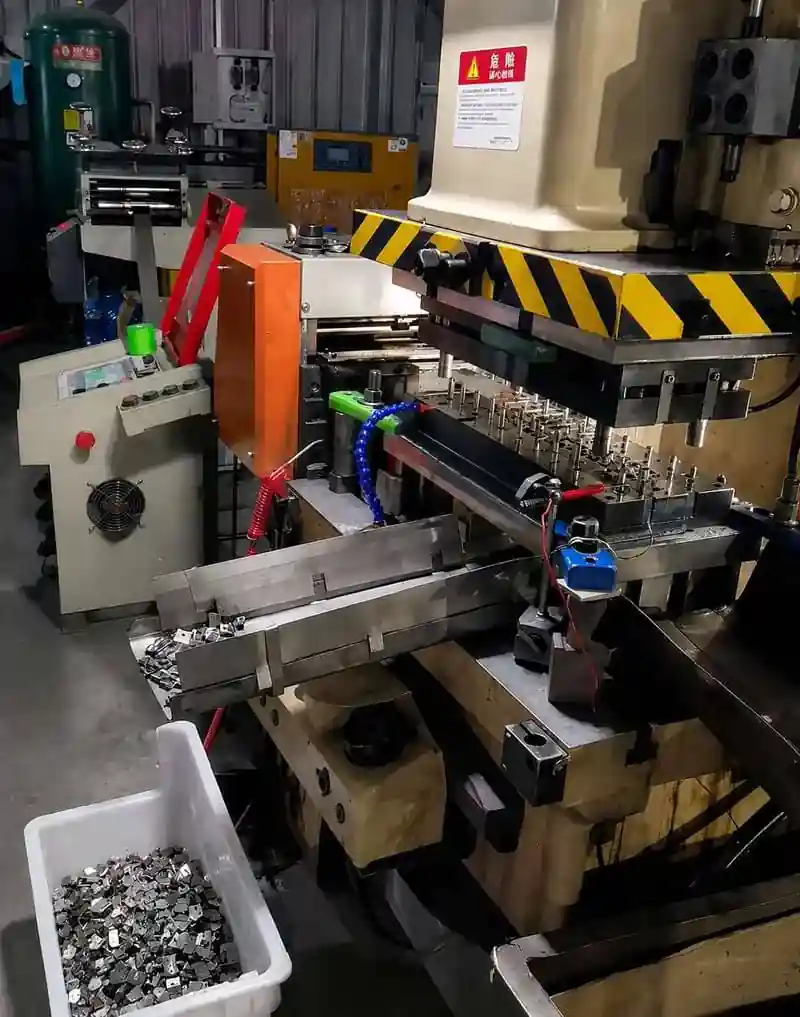 Solar grounding lug and clip factory producing stamped, formed, machined and drilled metal parts