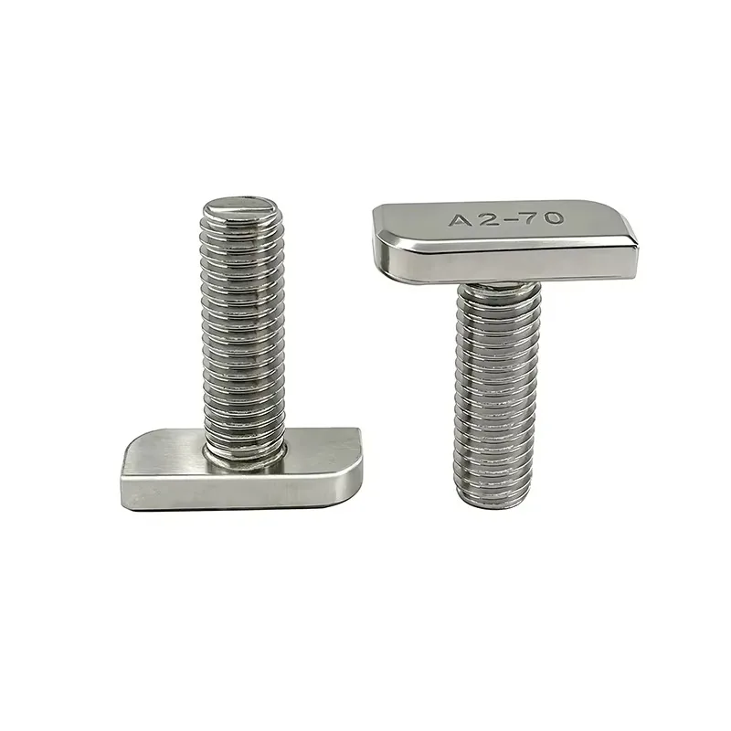 T-head and hammer-head bolt profiles