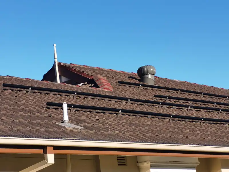USA tile roof solar mounting reference
