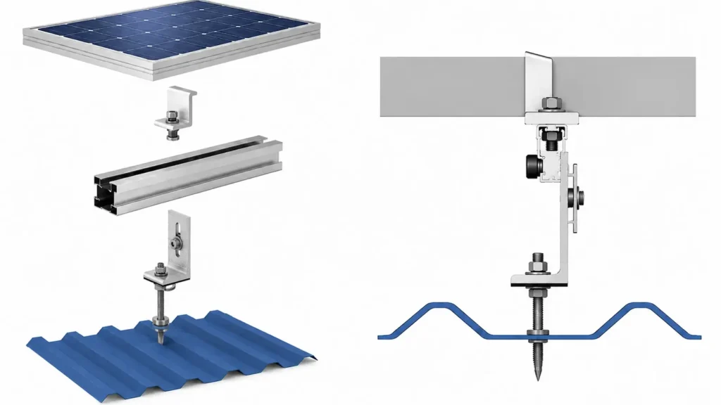 metal-roof-solar-attachment-methods
