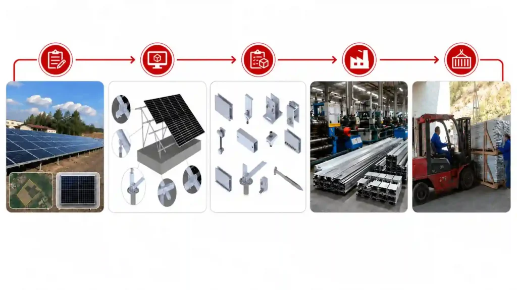solar-mounting-project-workflow